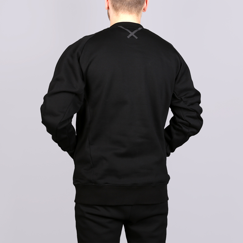 мужская черная толстовка adidas X By O Crew BQ3082 - цена, описание, фото 3